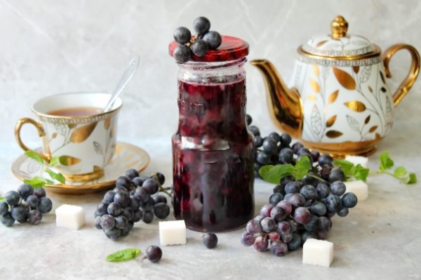 Виноградное варенье 5-минутка Виноградное варенье 5-минутка