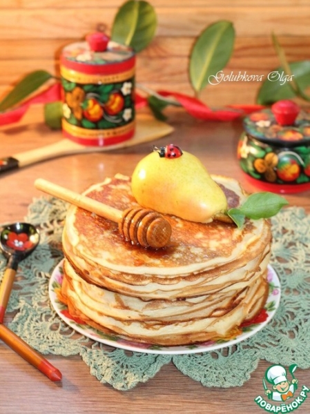 Блины к завтраку, приготовленные на кипятке
