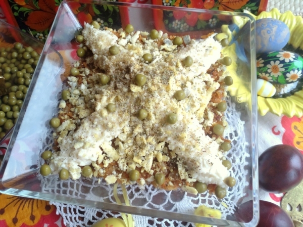 Салат с курицей "пикник" Салат с курицей "пикник"