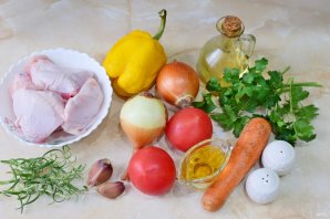 Цыпленок по-охотничьи Цыпленок по-охотничьи