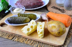 Салат "Президент" с мясом Салат "Президент" с мясом