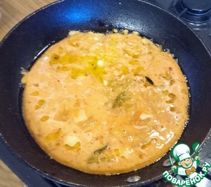 Окономияки с кимчи и чеддером Окономияки с кимчи и чеддером