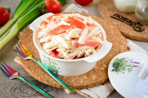 Салат "Белое и красное" Салат "Белое и красное"