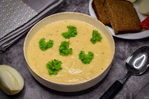 Суп-пюре из чечевицы с беконом Суп-пюре из чечевицы с беконом