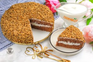 Сметанный торт по бабушкиному рецепту Сметанный торт по бабушкиному рецепту