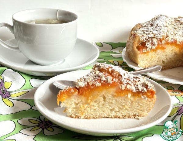 Абрикосово-кокосовый пирог Абрикосово-кокосовый пирог
