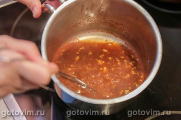 Свиные ребрышки с соусом из виски