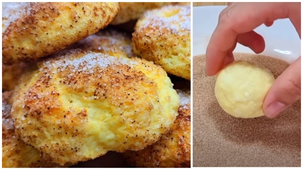 Беру 1 яблоко и пачку творога. Целая гора вкуснятины за 25 минут: нежное и воздушное домашнее печенье