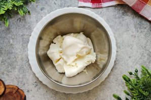 Творог с чесноком Творог с чесноком