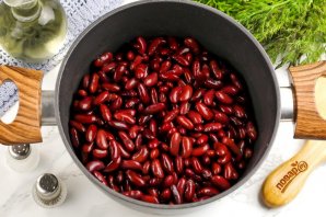 Фасоль с орехами Фасоль с орехами