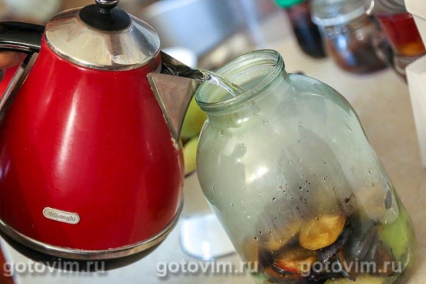 Компот из слив и яблок на зиму Компот из слив и яблок на зиму