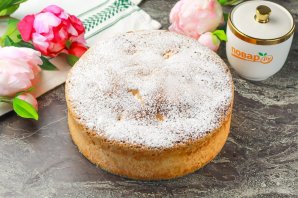 Бисквитный пирог с лимоном Бисквитный пирог с лимоном