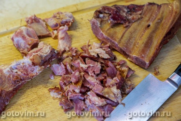 Гороховый суп с копченостями &laquo;Лондонский смог&raquo; (Pea soup &laquo;London smog&raquo;)