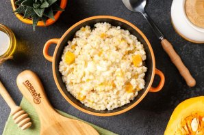 Каша ячневая с тыквой Каша ячневая с тыквой