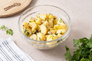 Картофельный салат на гарнир Картофельный салат на гарнир