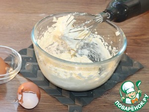 Ванильный кекс с малиновой пропиткой