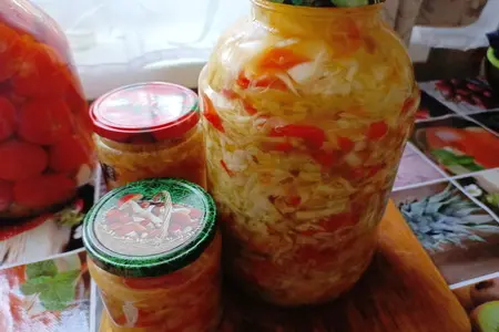 Самый вкусный салат из капусты на зиму Самый вкусный салат из капусты на зиму