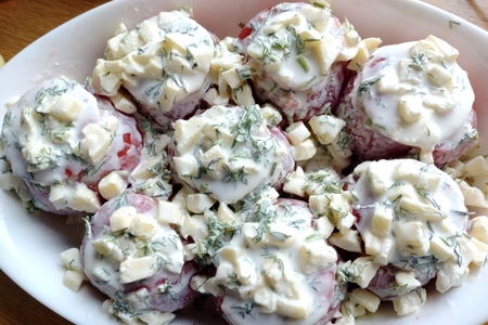 Помидоры фаршированные грибами, фаршем и кускусом Помидоры фаршированные грибами, фаршем и кускусом