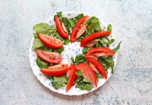 Салат из копченого палтуса Салат из копченого палтуса