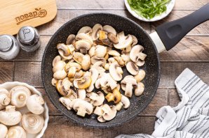 Брускетта с грибами Брускетта с грибами