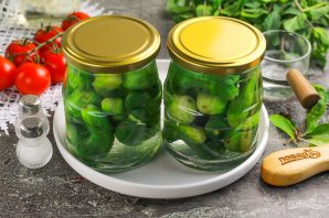 Хрустящие огурчики с горчицей