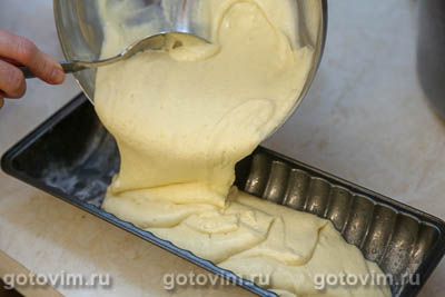 Лимонный кекс на кефире