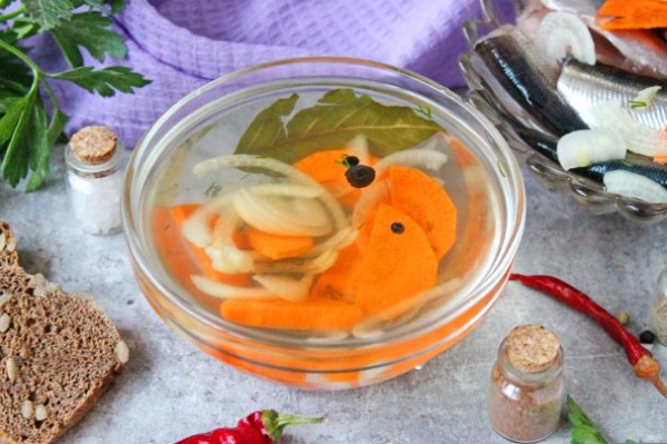 Горячий маринад для рыбы Горячий маринад для рыбы