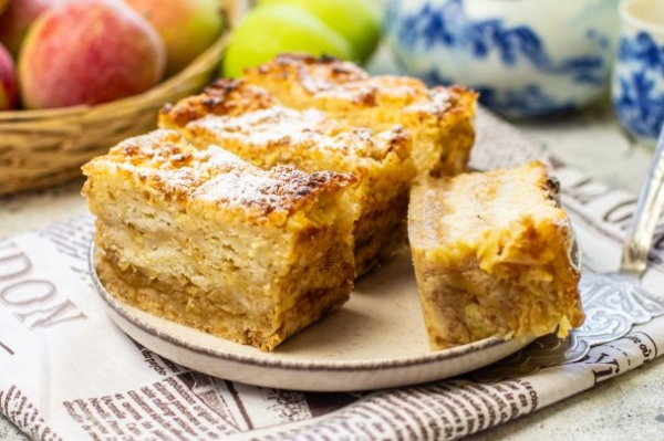 Насыпной яблочный пирог Насыпной яблочный пирог