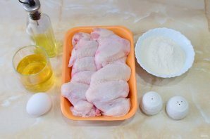 Крылышки в пивном кляре Крылышки в пивном кляре