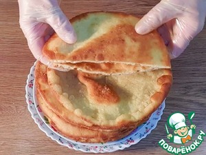 Пузырчатые лепешки с мясной начинкой Пузырчатые лепешки с мясной начинкой