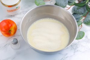 Запеканка из тыквы и яблок