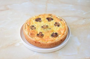 Киш с курицей и грибами Киш с курицей и грибами