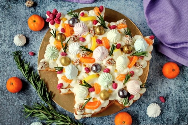 Медово-песочный торт "Елочка" Медово-песочный торт "Елочка"