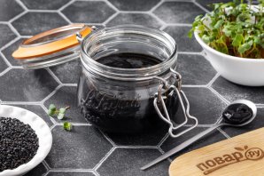 Паста тахини из черного кунжута Паста тахини из черного кунжута