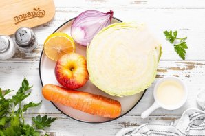 Салат из свежей капусты