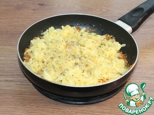 Блины из поленты с картофельной начинкой Блины из поленты с картофельной начинкой