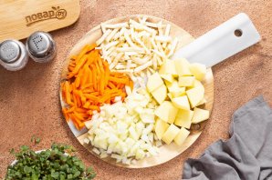 Постный суп с гречкой