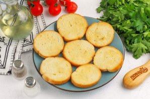 Брускетты в аэрогриле