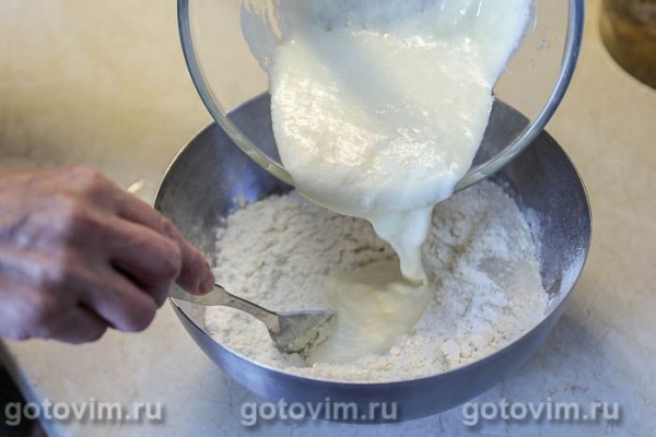 Тесто дрожжевое на сметане