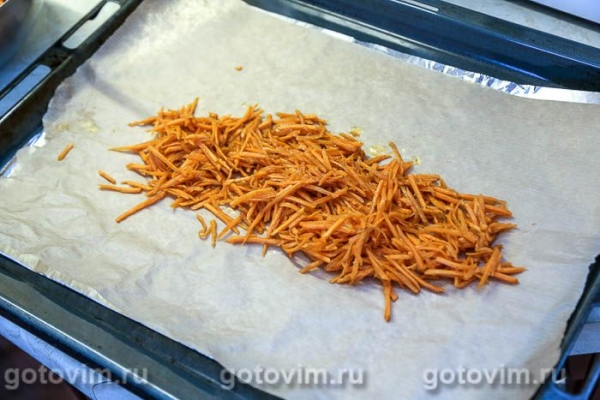 Скумбрия в фольге, запеченная на морковной подушке с апельсином Скумбрия в фольге, запеченная на морковной подушке с апельсином