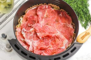 Мясо по-французски в аэрогриле Мясо по-французски в аэрогриле