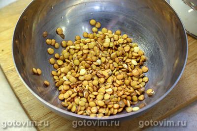 Запеканка из баклажанов с чечевицей