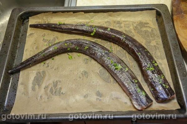 Рыба-игла в духовке