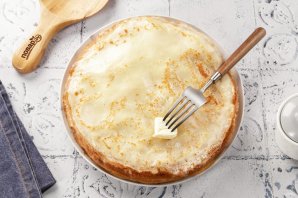 Блинчики на молоке нежные