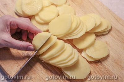 Картофель, запеченный с уксусом и бульоном Картофель, запеченный с уксусом и бульоном