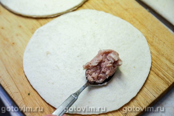 Чебуреки из лаваша с мясом