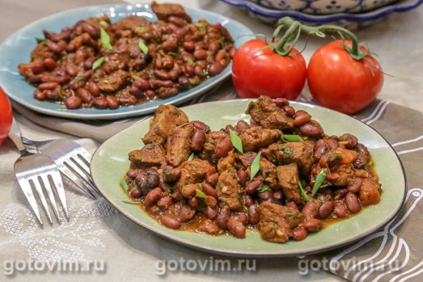 Лобио из красной фасоли с мясом Лобио из красной фасоли с мясом