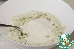 Сырники с голубым сыром