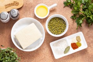 Котлеты из маша и тофу