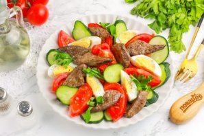 Салат из печени Салат из печени